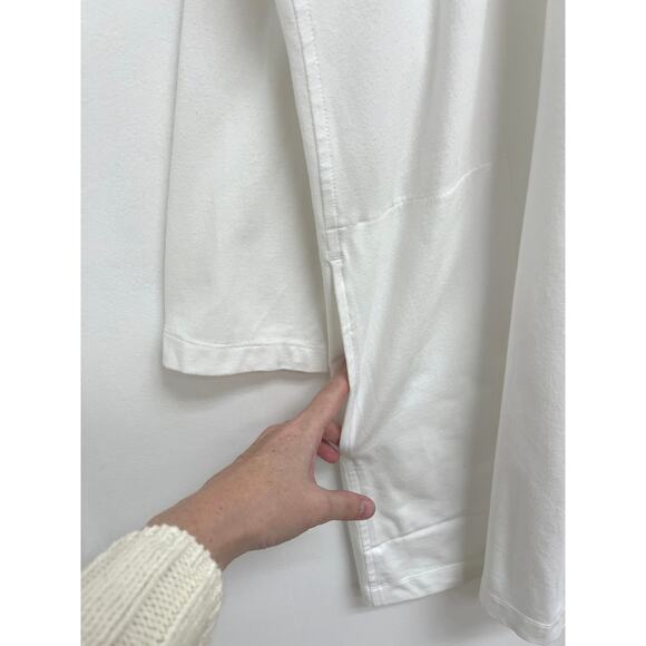 Eileen Fisher Coastal Organic Cotton Hooded Open Front Lightweight Sweatshirt 2X - Picture 7 of 9